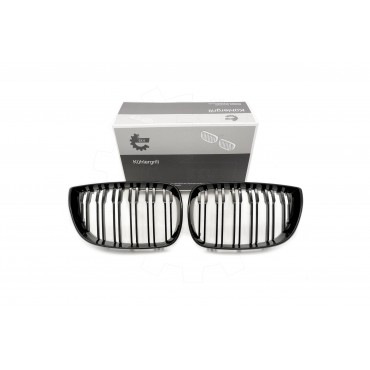 2 Grilles de Radiateur Pour BMW Série 1 E81 E82 E88 51710441920 51710441921