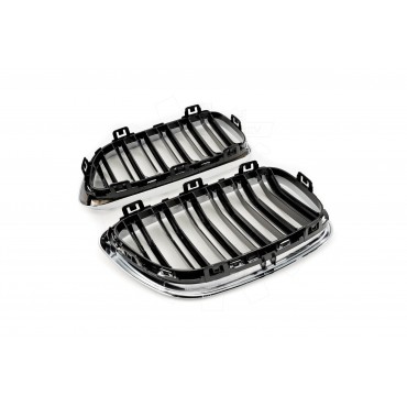 2 Grilles de Radiateur Pour BMW Série 2 F22, F87 F23 F45 51137295521