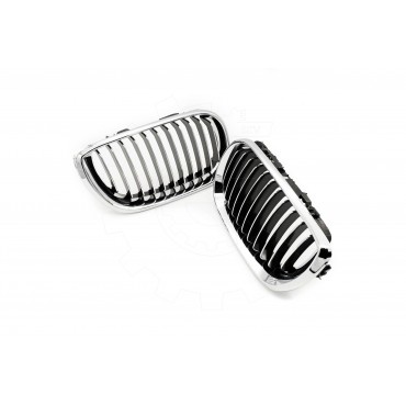 2 Grilles de Radiateur Pour BMW Série 3 E46 51137030545 51137042961