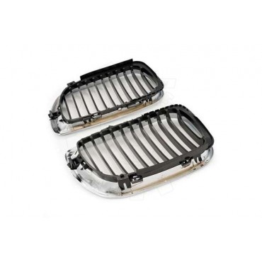 2 Grilles de Radiateur Pour BMW Série 3 E46 51137030545 51137042961