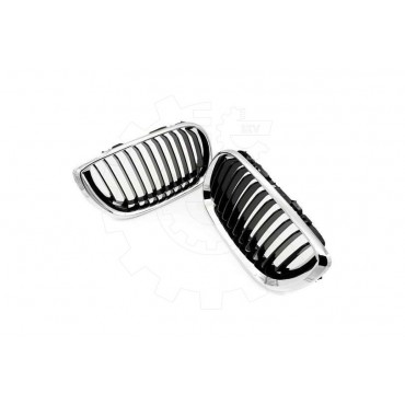 2 Grilles de Radiateur Pour BMW Série 3 E46 51137030545 51137042961