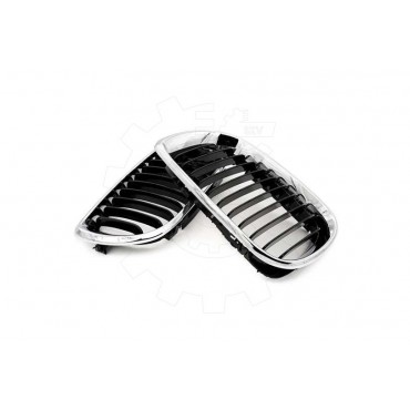 2 Grilles de Radiateur Pour BMW Série 3 E46 51137030545 51137042961