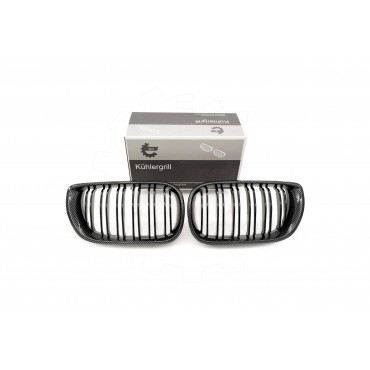 2 Grilles de Radiateur Pour BMW Série 3 E46 51137030545 51137042961