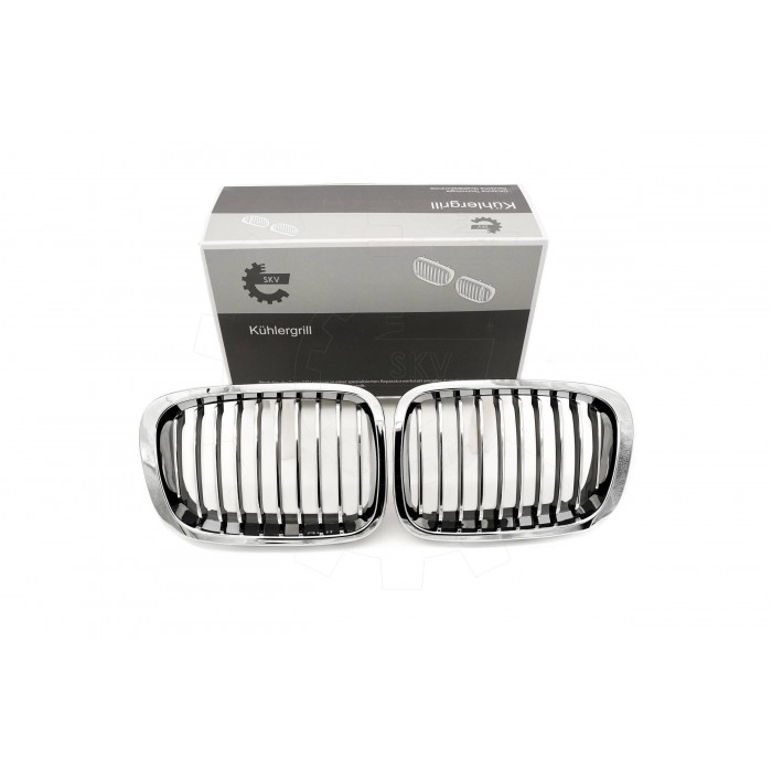 2 Grilles de Radiateur Pour BMW Série 3 E46 51138208490