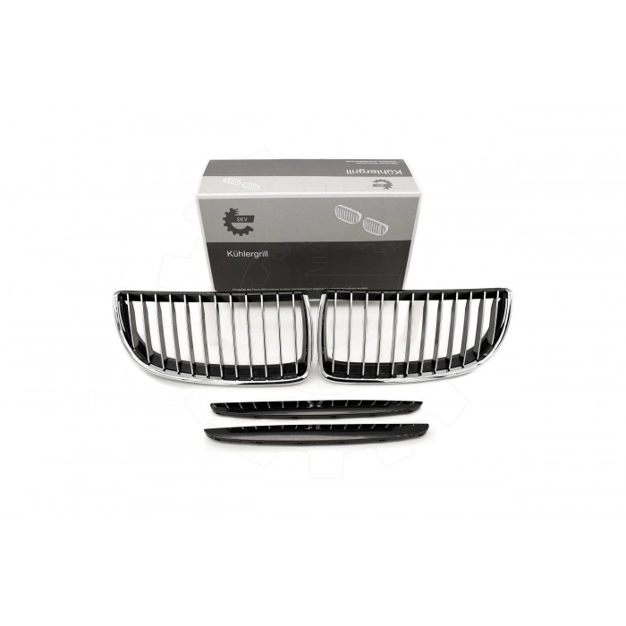 2 Grilles de Radiateur Pour BMW Série 3 E90 E91 51137117241 51137117242