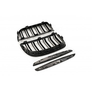 2 Grilles de Radiateur Pour BMW Série 3 E90 E91 51137117241 51137117242