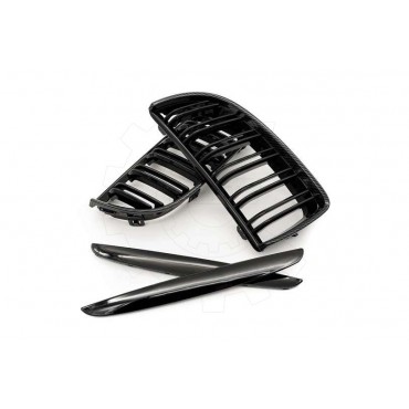 2 Grilles de Radiateur Pour BMW Série 3 E90 E91 51137117241 51137117242