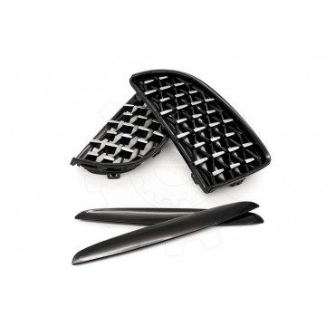 2 Grilles de Radiateur Pour BMW Série 3 E90 E91 51137117241 51137117242