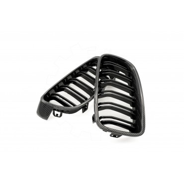 2 Grilles de Radiateur Pour BMW Série 3 F30, F80 F31 51137255411