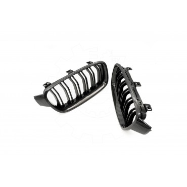 2 Grilles de Radiateur Pour BMW Série 3 F30, F80 F31 51137255411