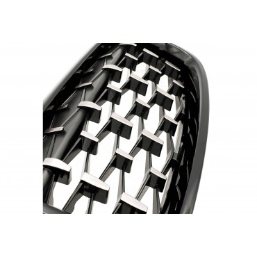 2 Grilles de Radiateur Pour BMW Série 3 F30, F80 F31 51137255411