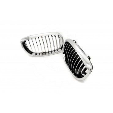 2 Grilles de Radiateur Pour BMW Série 3 E46 51137064317 51138208685