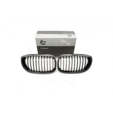2 Grilles de Radiateur Pour BMW Série 3 E46 51137064317 51138208685