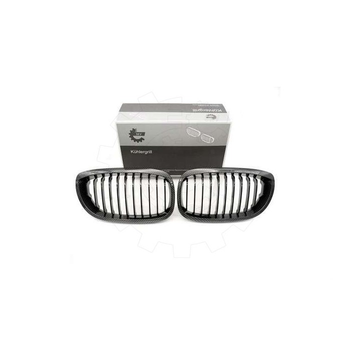 2 Grilles de Radiateur Pour BMW Série 3 E46 51137064317 51138208685