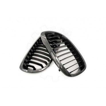 2 Grilles de Radiateur Pour BMW Série 3 E46 51137064317 51138208685