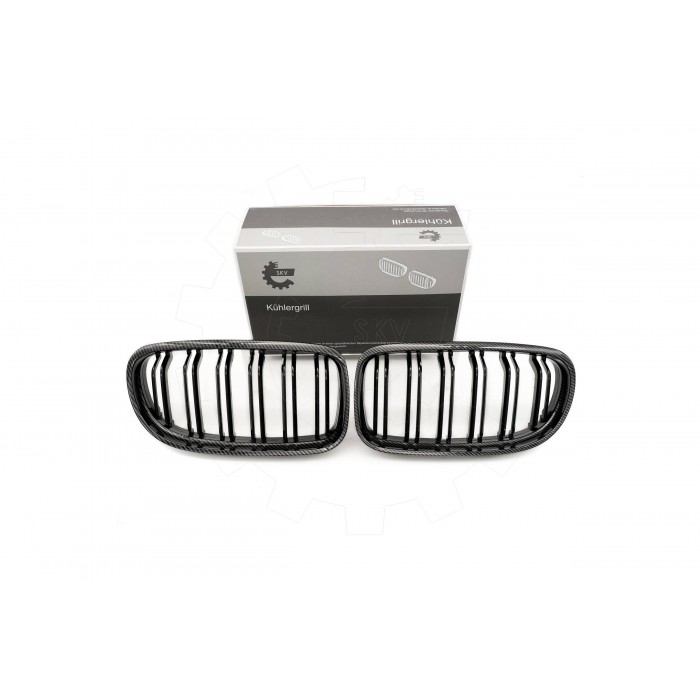 2 Grilles de Radiateur Pour BMW Série 3 E92 E93 51137157275
