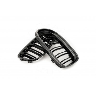 2 Grilles de Radiateur Pour BMW Série 3 E92 E93 51137157275