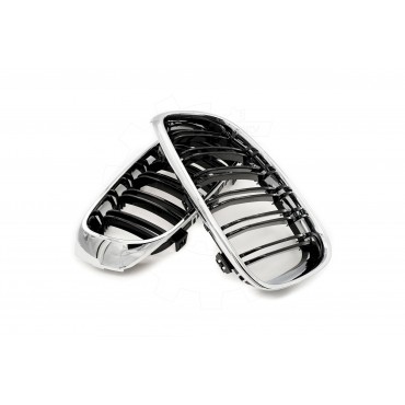 2 Grilles de Radiateur Pour BMW Série 3 F34 51712410146 51712410147