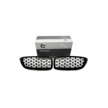 2 Grilles de Radiateur Pour BMW Série 4 F32, F82 F33, F83 F36 51712336813