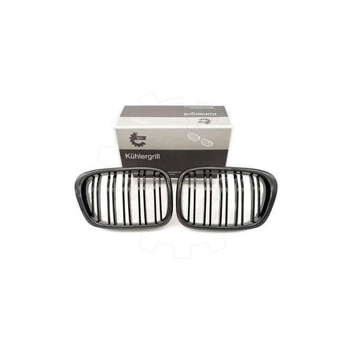 2 Grilles de Radiateur Pour BMW Série 5 E39 51132497261 51138184531