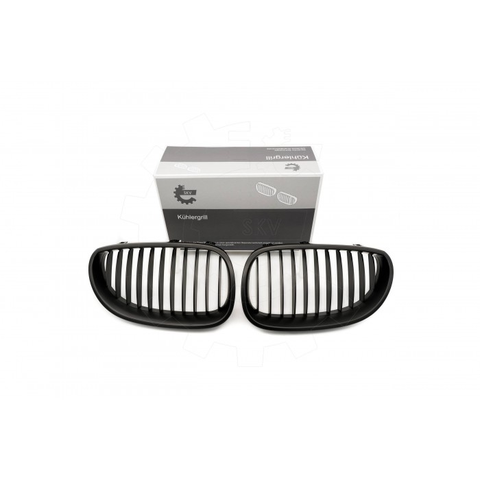 2 Grilles de Radiateur Pour BMW Série 5 E60 E61 51137027061 51137027062