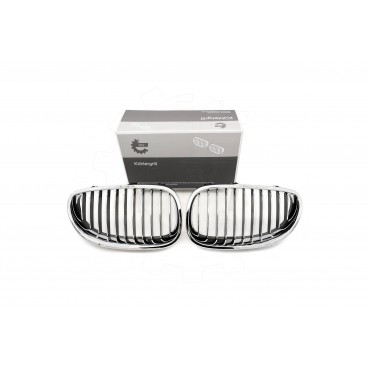 2 Grilles de Radiateur Pour BMW Série 5 E60 E61 51137027061 51137027062