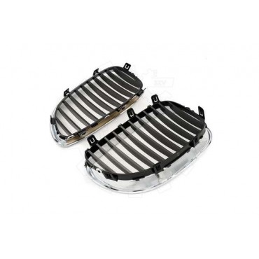 2 Grilles de Radiateur Pour BMW Série 5 E60 E61 51137027061 51137027062