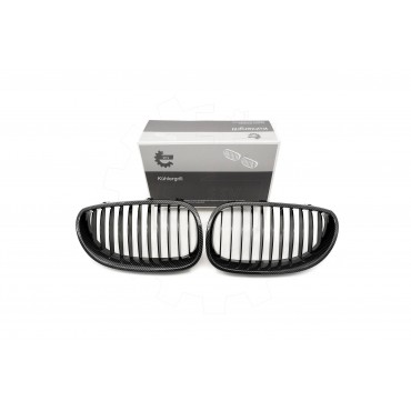 2 Grilles de Radiateur Pour BMW Série 5 E60 E61 51137027061 51137027062