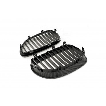 2 Grilles de Radiateur Pour BMW Série 5 E60 E61 51137027061 51137027062