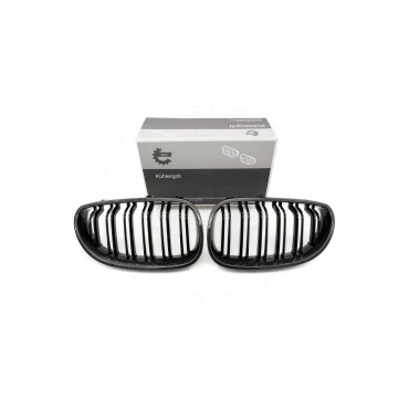 2 Grilles de Radiateur Pour BMW Série 5 E60 E61 51137027061 51137027062