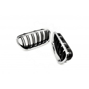 2 Grilles de Radiateur Pour BMW Série 5 F10 F11 51137261356