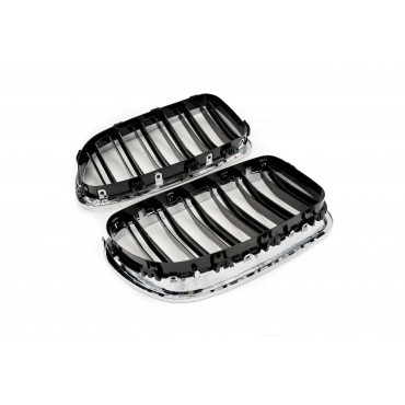 2 Grilles de Radiateur Pour BMW Série 5 F10 F11 51137261356