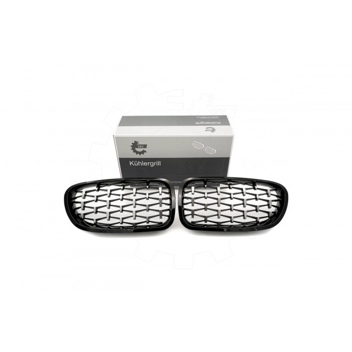 2 Grilles de Radiateur Pour BMW Série 5 F10 F11 51137261356