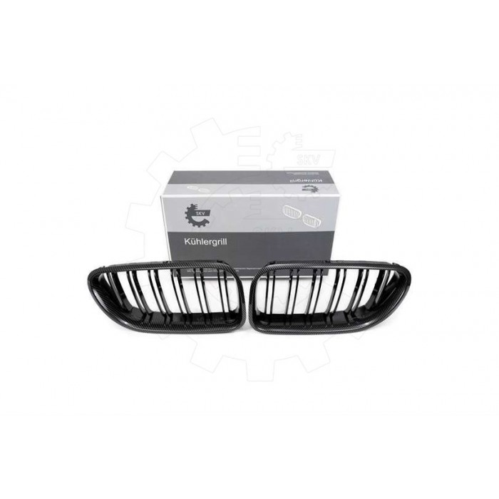 2 Grilles de Radiateur Pour BMW Série 6 F06 F12 F13 51712297592