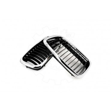2 Grilles de Radiateur Pour BMW Série 7 E38 51138125811
