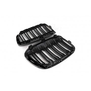 2 Grilles de Radiateur Pour BMW X1 F48 51117383364