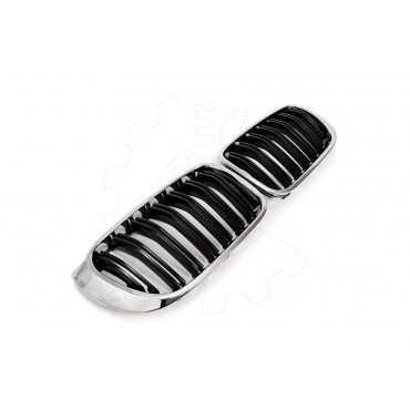 2 Grilles de Radiateur Pour BMW X3 F25 X4 F26 51117338571 51117338572