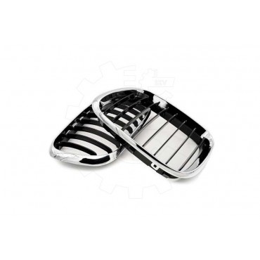 2 Grilles de Radiateur Pour BMW X5 E53 51137113733 51138402645