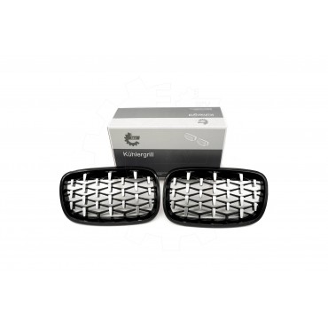 2 Grilles de Radiateur Pour BMW X5 E70 51712150246