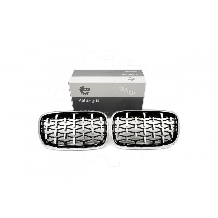 2 Grilles de Radiateur Pour BMW X5 E70 51712150246