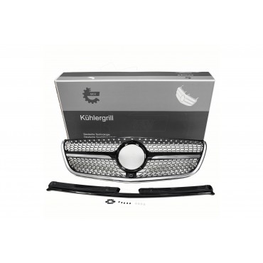 Grille de Radiateur Pare Choc Avant Pour Mercedes-Benz Vito 4478800023