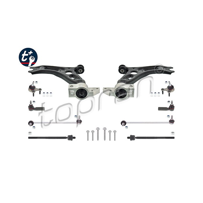 Kit Bras de Suspension Pour VW Audi Seat Altea Toledo III Skoda 1K0498KIT01