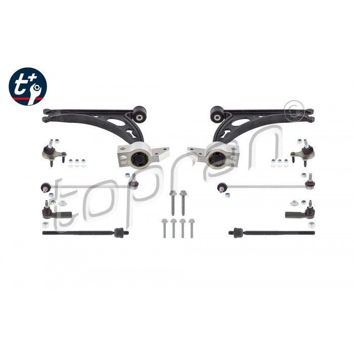 Kit Bras de Suspension Pour VW Caddy III EOS Golf Plus V Audi Skoda 1K0498KIT02