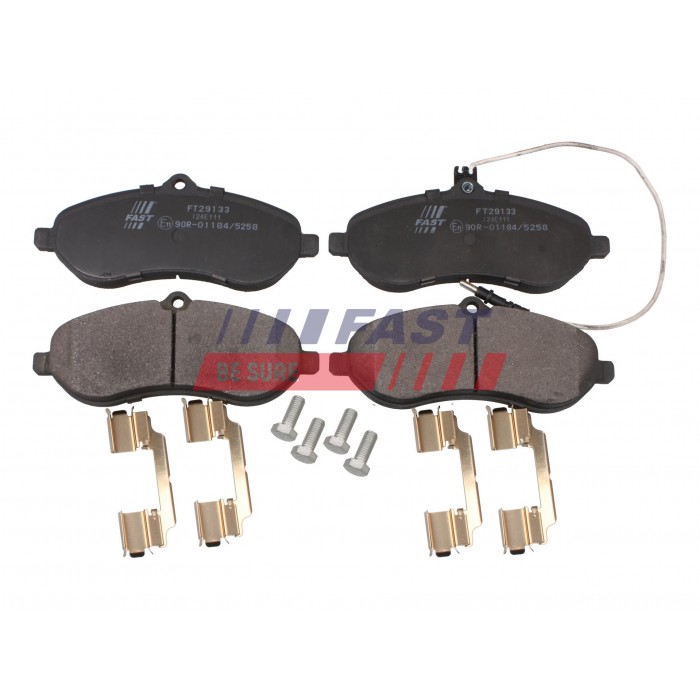 Kit Plaquette de Frein Avant Pour Peugeot Fiat Toyota Citroën 1611839880 425364