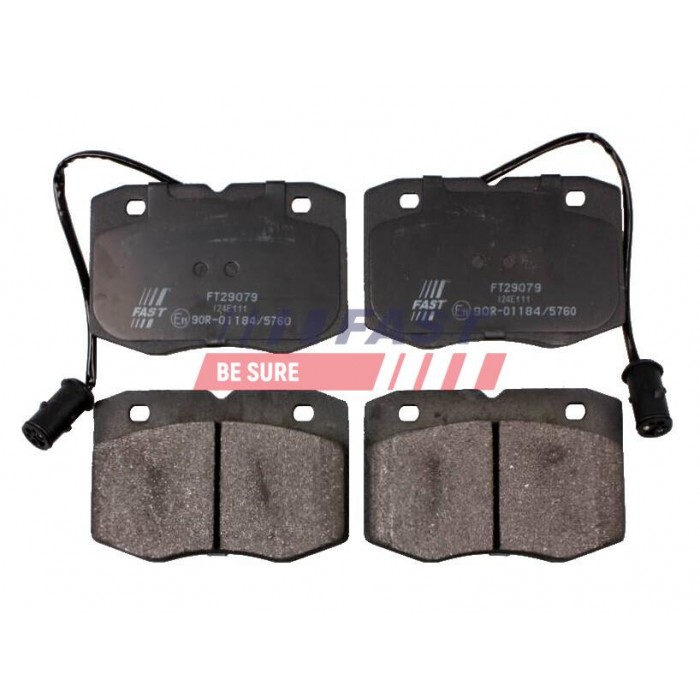 Kit Plaquette de Frein Avant Pour Iveco Daily II 1906038 1906158