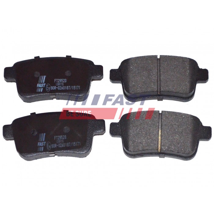 Kit Plaquette de Frein Arrière Pour Renault Kangoo Mercedes-Benz Citan