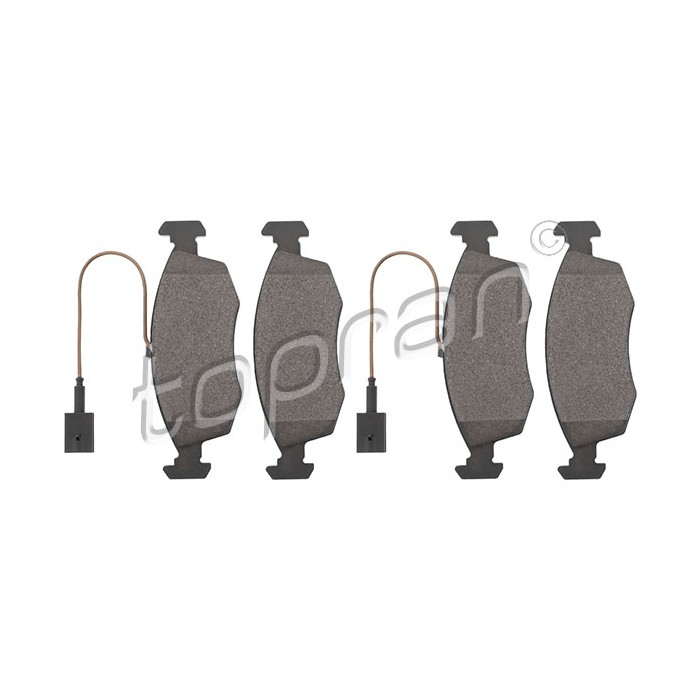 Kit Plaquette de Frein Avant Pour Fiat 500 Punto 77365729 77365811 77366270