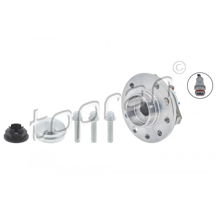 Moyeu de Roue Avant Pour Opel Astra H Zafira Vauxhall Astravan Camionnette/Break