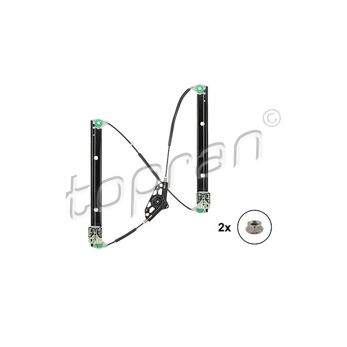 Mécanisme Lève Vitre Avant Gauche Pour Skoda Octavia III 5E0837461 5E0837461A