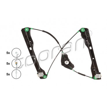 Mécanisme Lève Vitre Avant Droit Pour VW Passat 3C1837462HS